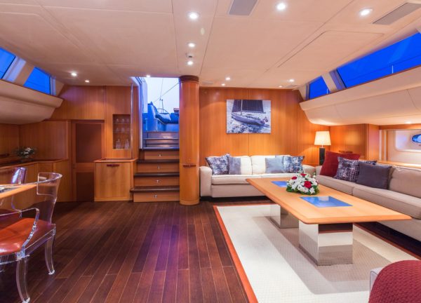 Sailing Yacht A Sulana Main Saloon