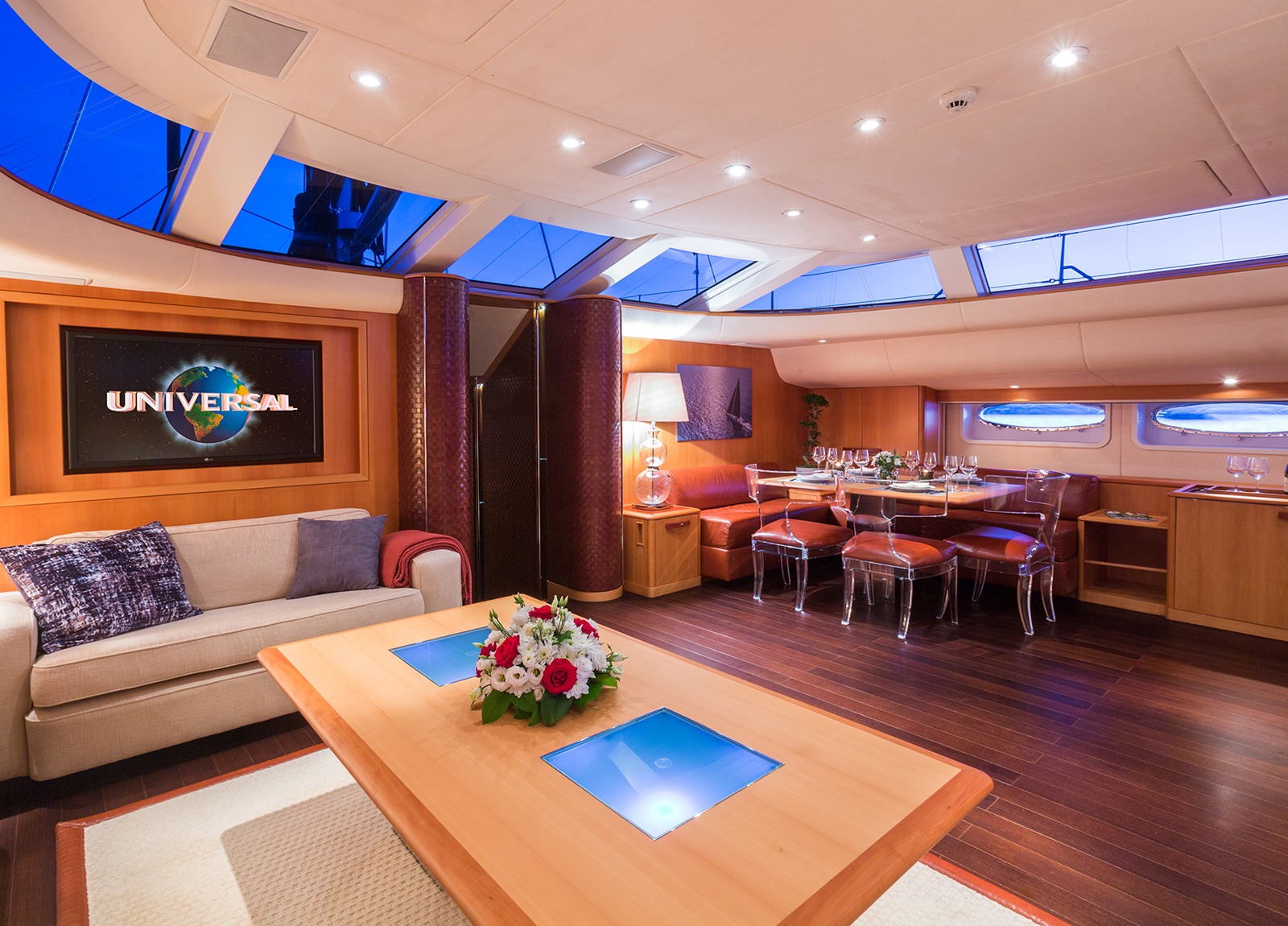 Sailing Yacht A Sulana Saloon