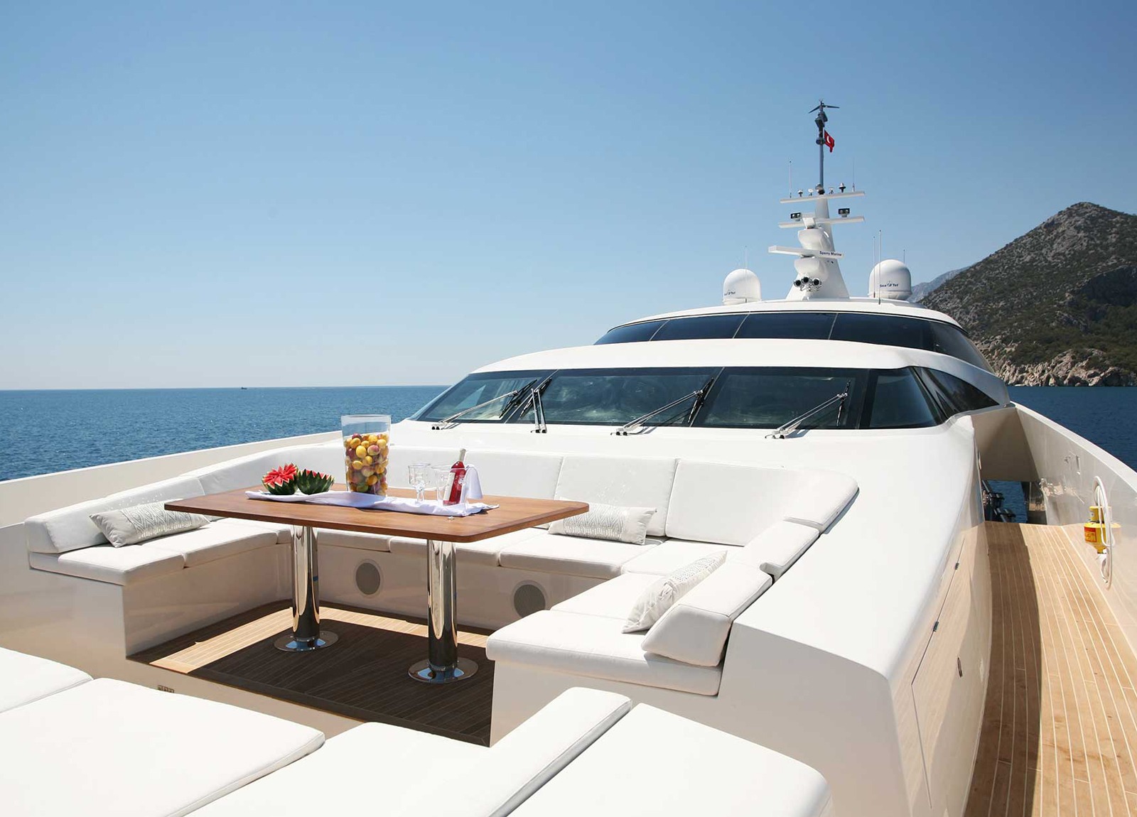 sundeck luxury yacht tamsen yachts 40m namaste 8