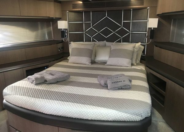 vip cabin luxury yacht galeon 640 fly habana iv balearic islands