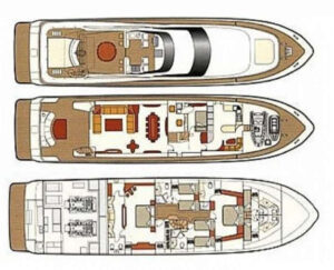 Yachtlayout Astondoa 102 GLX «Dolce Vita II»