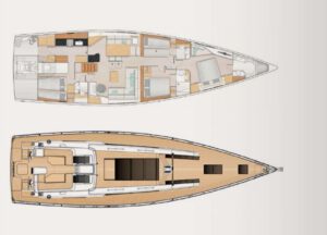 Yachtlayout Hanse 675 «Nadamas»