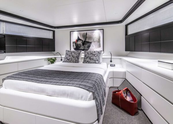 luxury yacht bugari 112 project steel vip cabin