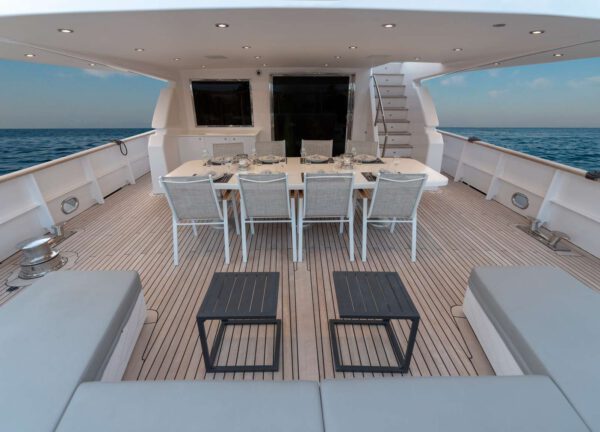 upperdeck luxury yacht bugari 112 project steel greece