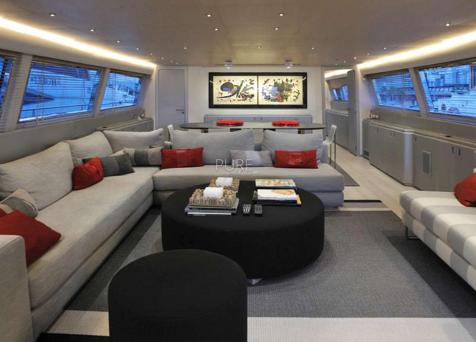 lounge luxury yacht mondomarine 85 petardo c balearic islands