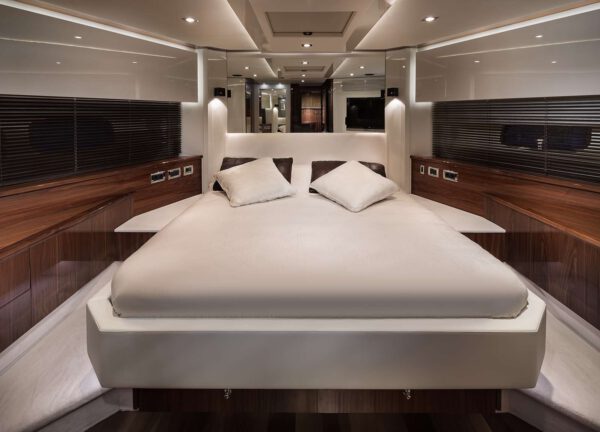 vip cabin luxury yacht sunseeker predator 84 palumba balearic islands