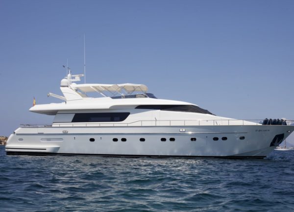 luxusyacht sanlorenzo 82 balearic islands