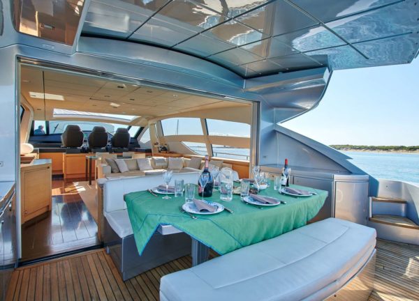 Luxury Yacht pershing 80 halley balearic islands Upperdeck