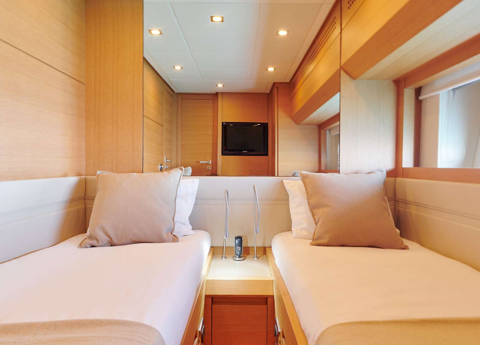 twin Cabin Luxury Yacht pershing 80 halley balearics