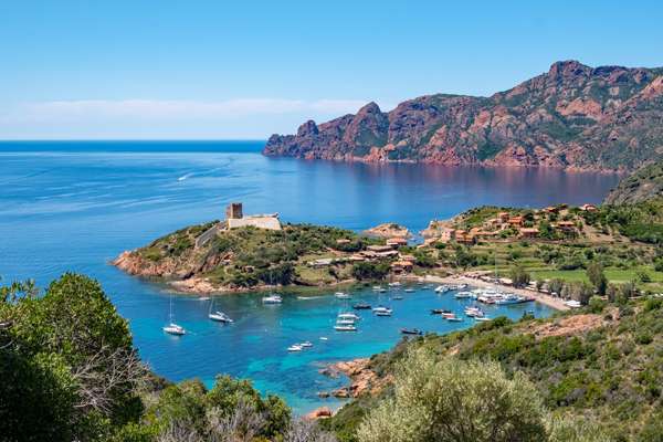 luxus charter route korsika sardinien girolata