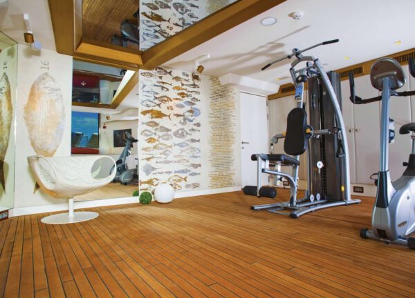 gym luxusyacht charter zepter yacht 50m joyme westliches mitelmeer