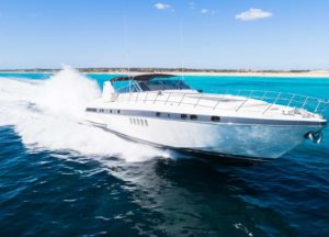 luxusyacht mangusta 80 happy hour balearic islands for charter