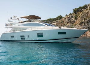 luxusyacht pearl tomi westliches mitelmeer