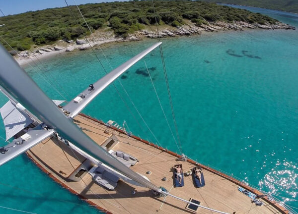 sailing yacht lepietre aerial