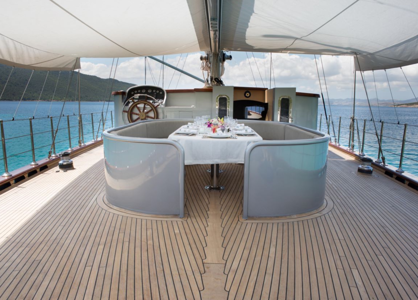 sailing yacht lepietre aft deck