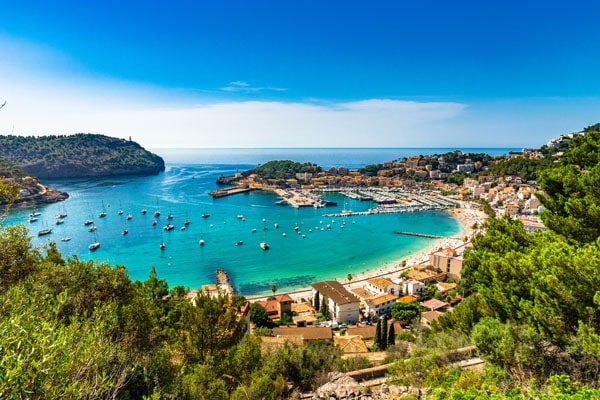 luxusyacht route tour port de soller