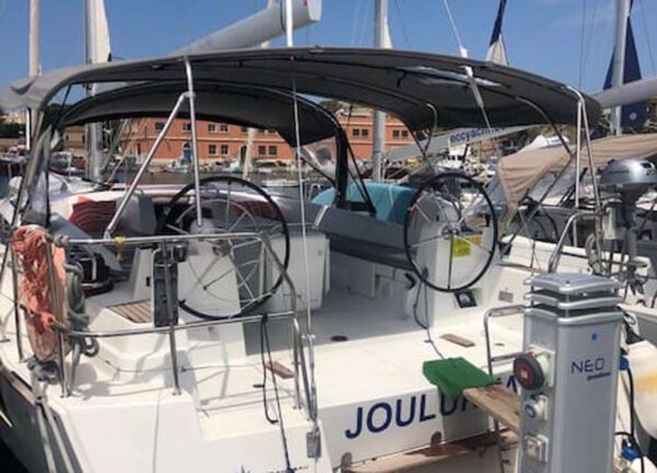 Heck Segelyacht jeanneau 54 Mallorca