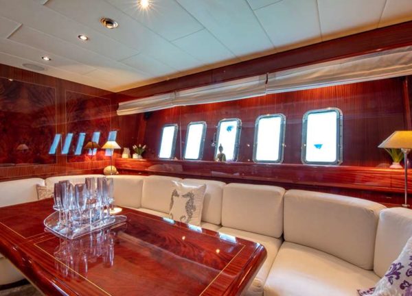 Lounge Motoryacht mangusta 72 thats amore