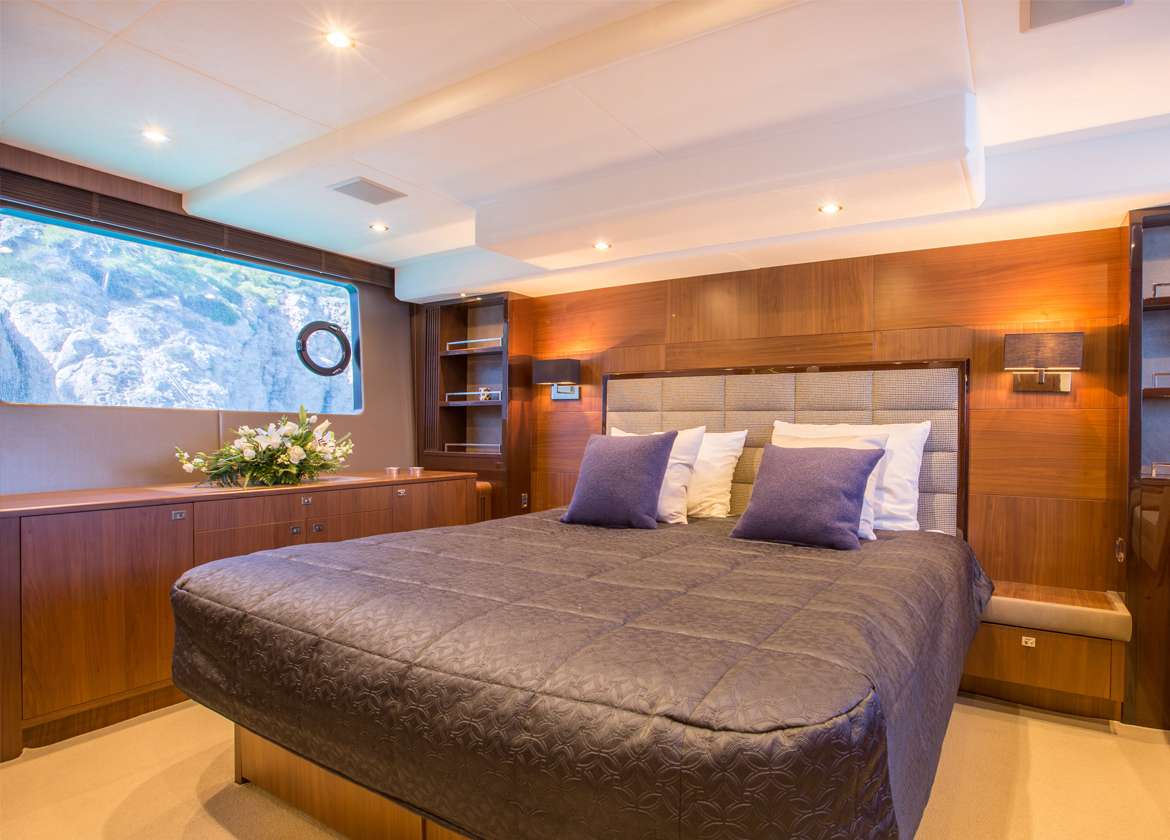 VIP Kabine Motoryacht princess 64 mio barco