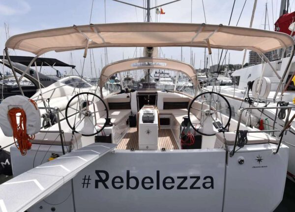 Heck Segelyacht sun odyssey 440 rebelezza Mallorca